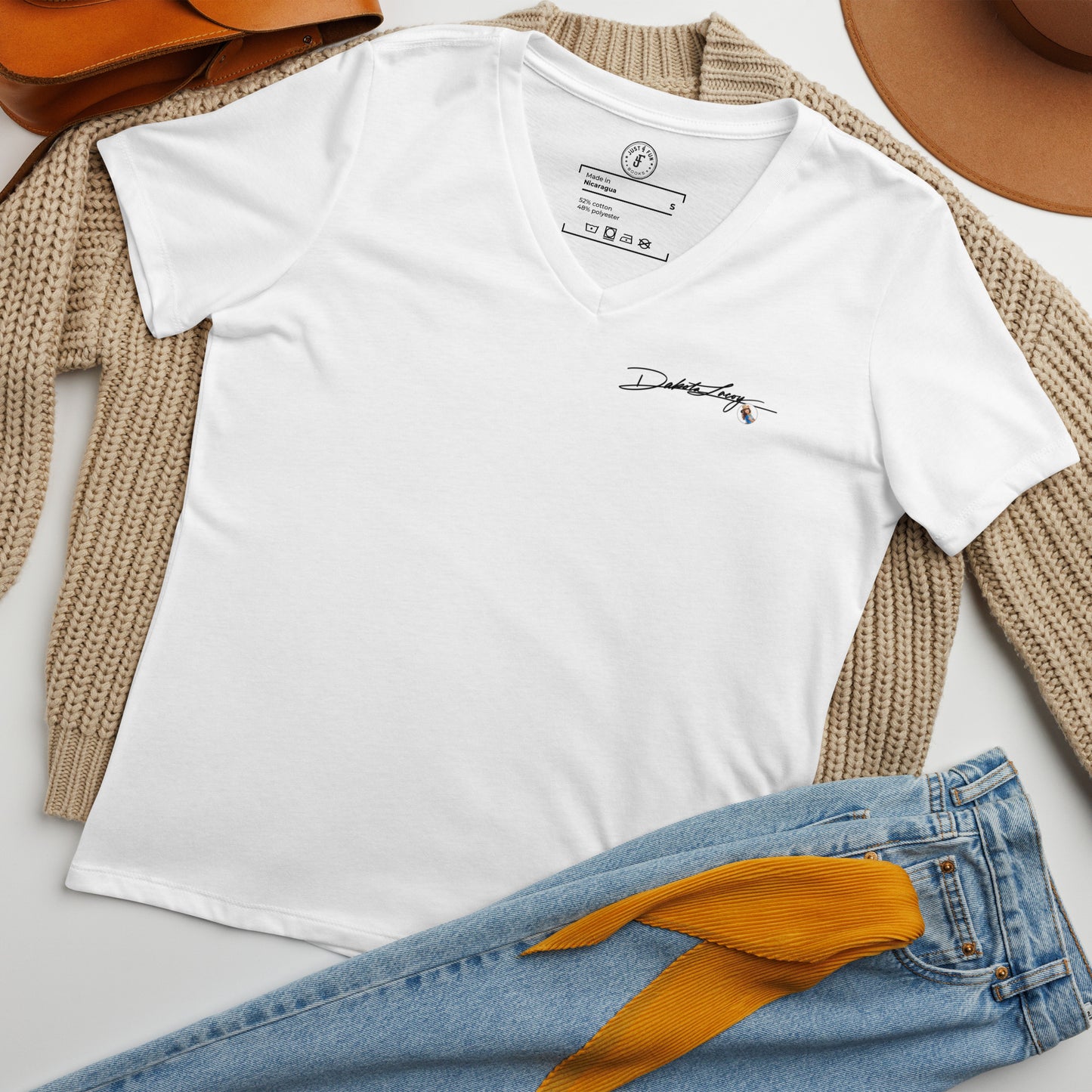The Hell I Won't - Relaxed V-neck Tee (2-sided)