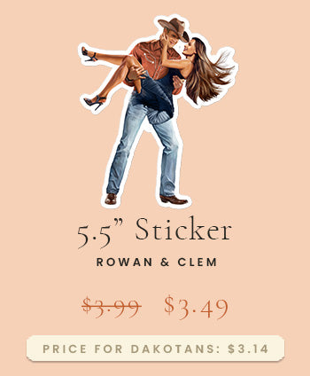 ON SALE - Rowan & Clem 5.5" Sticker