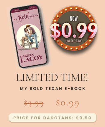 ON SALE - My Bold Texan - 99-cent eBook