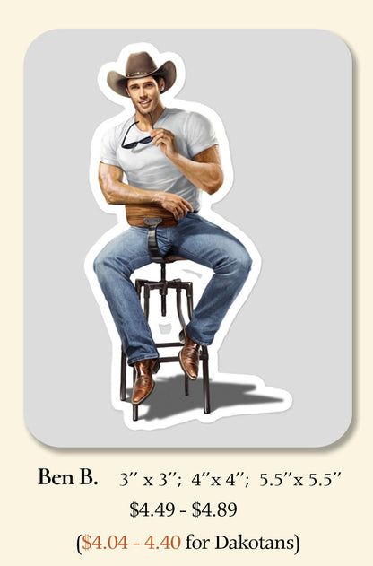 Ben Bradford Sticker - My Spirited Texan