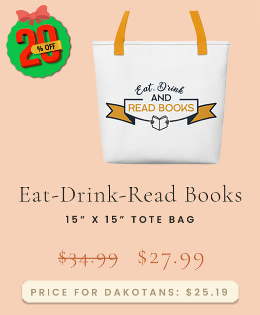 Eat-Drink-Read Tote bag