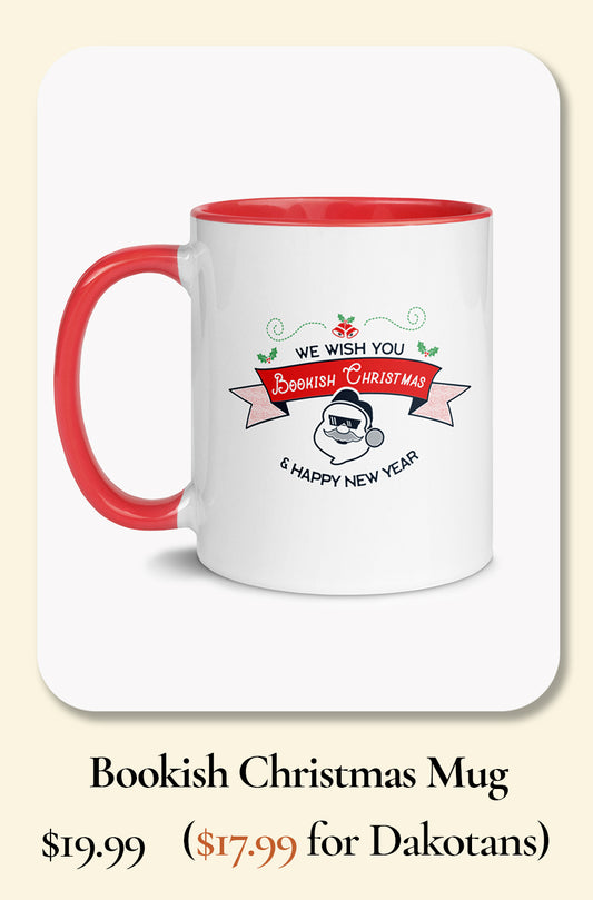 Wish You A Bookish Christmas coffee mug