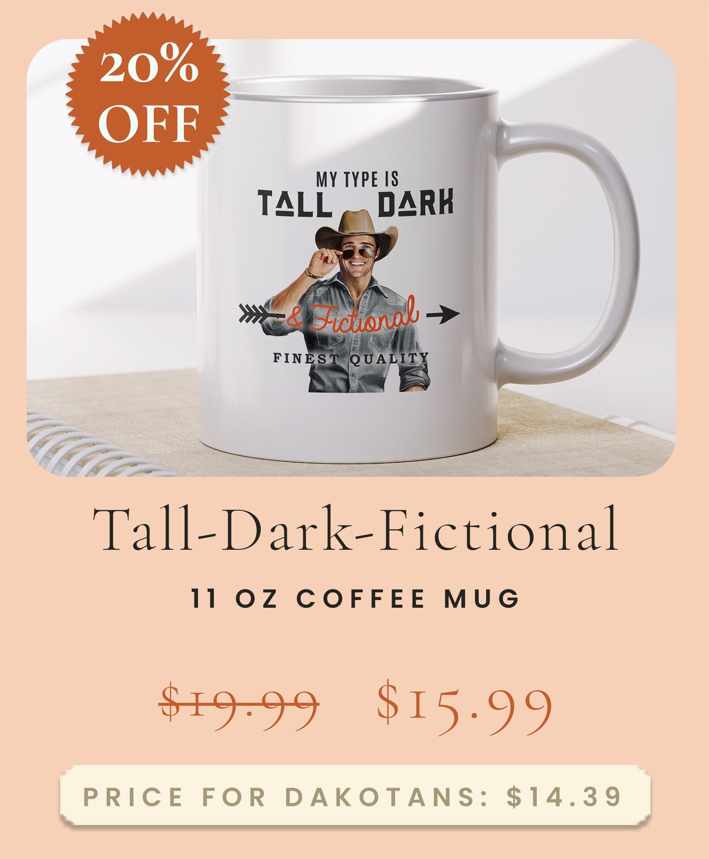 Tall-Dark-Fictional Mug