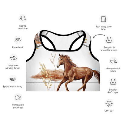 Saddle-up Sports Bra