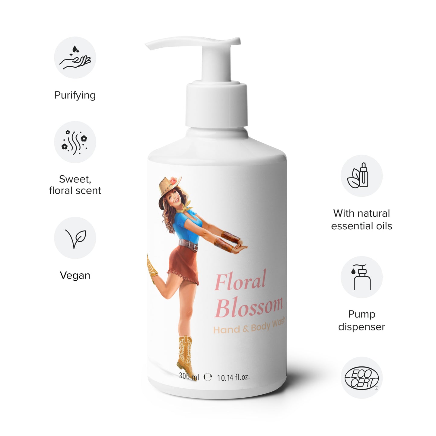 Floral hand & body wash