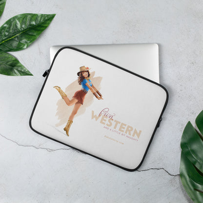 Fun, Western & A Little Bit Naughty Laptop Sleeve