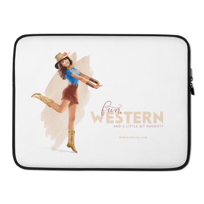 Fun, Western & A Little Bit Naughty Laptop Sleeve