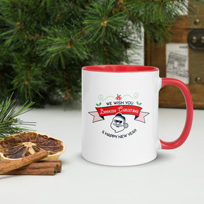 Wish You A Bookish Christmas coffee mug